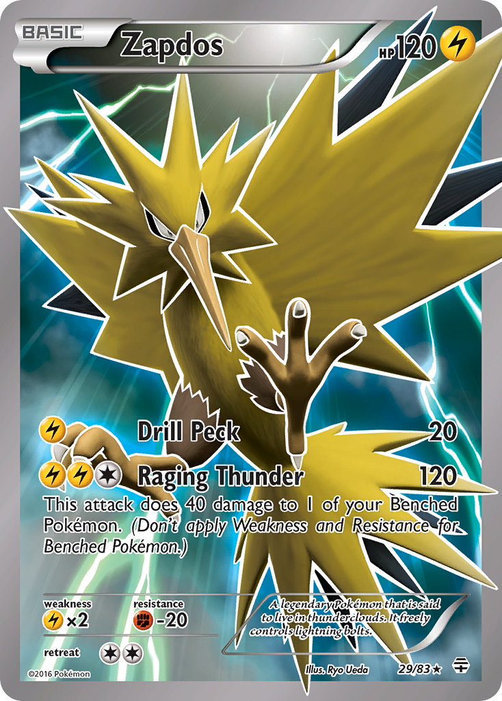 Zapdos (29/83) [XY: Generations] | Shuffle n Cut Hobbies & Games