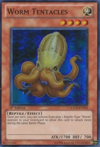 Worm Tentacles [HA03-EN023] Super Rare | Shuffle n Cut Hobbies & Games