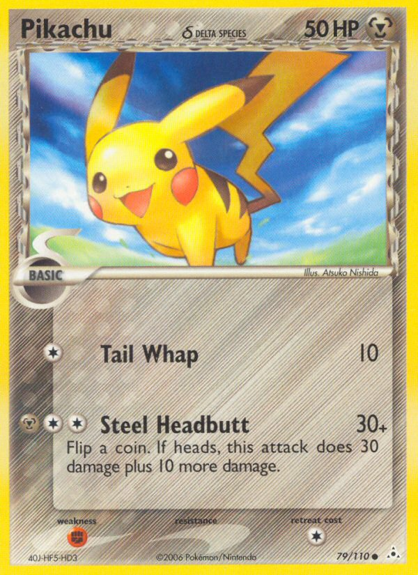 Pikachu (79/110) (Delta Species) [EX: Holon Phantoms] | Shuffle n Cut Hobbies & Games
