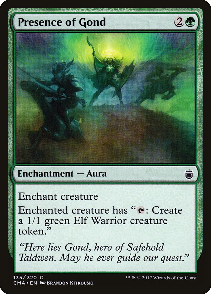 Presence of Gond [Commander Anthology] | Shuffle n Cut Hobbies & Games