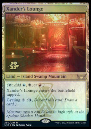 Xander's Lounge [Streets of New Capenna Prerelease Promos] | Shuffle n Cut Hobbies & Games