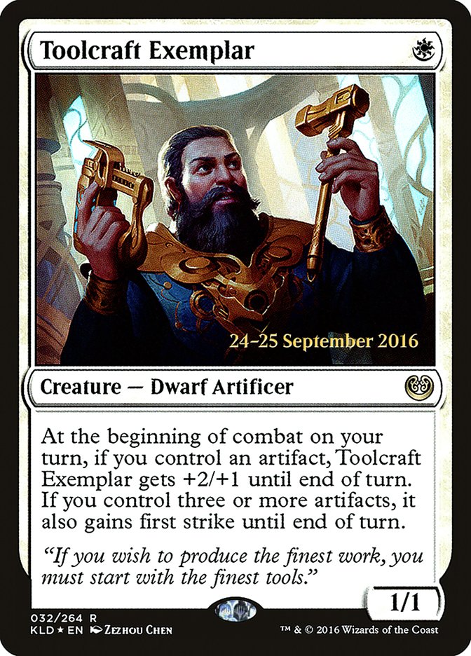 Toolcraft Exemplar [Kaladesh Prerelease Promos] | Shuffle n Cut Hobbies & Games