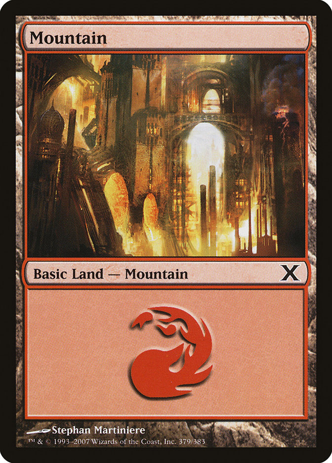 Mountain (379) [Tenth Edition] | Shuffle n Cut Hobbies & Games