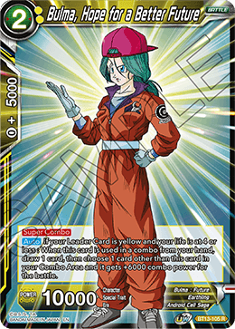 Bulma, Hope for a Better Future (Rare) [BT13-105] | Shuffle n Cut Hobbies & Games