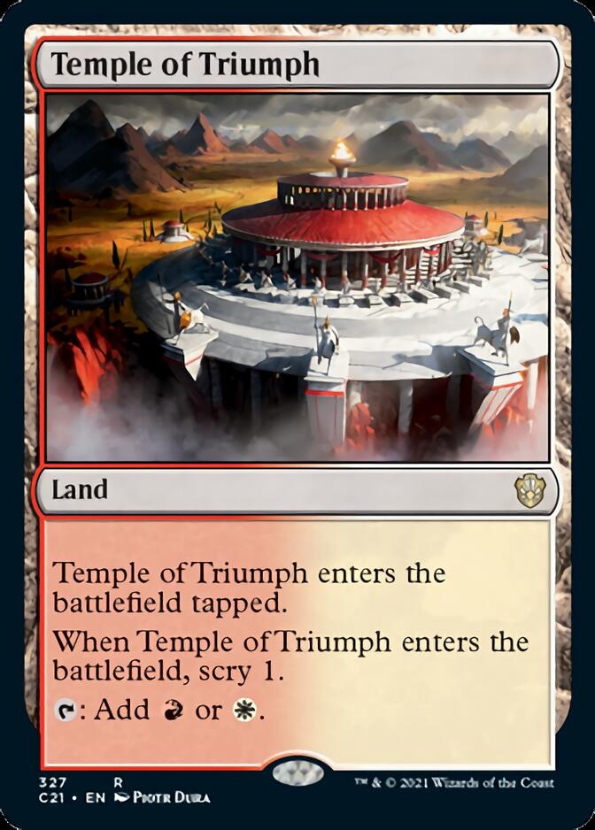 Temple of Triumph [Commander 2021] | Shuffle n Cut Hobbies & Games