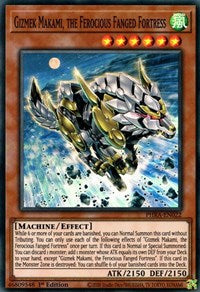 Gizmek Makami, the Ferocious Fanged Fortress [PHRA-EN022] Super Rare | Shuffle n Cut Hobbies & Games