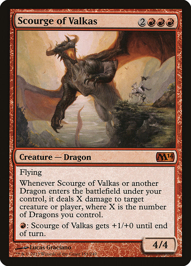 Scourge of Valkas [Magic 2014] | Shuffle n Cut Hobbies & Games