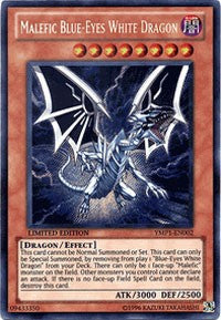 Malefic Blue-Eyes White Dragon [YMP1-EN002] Secret Rare | Shuffle n Cut Hobbies & Games