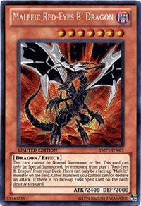 Malefic Red-Eyes B. Dragon [YMP1-EN001] Secret Rare | Shuffle n Cut Hobbies & Games
