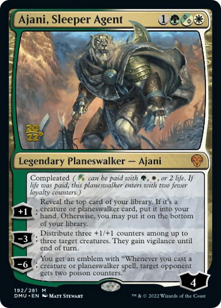 Ajani, Sleeper Agent [Dominaria United Prerelease Promos] | Shuffle n Cut Hobbies & Games