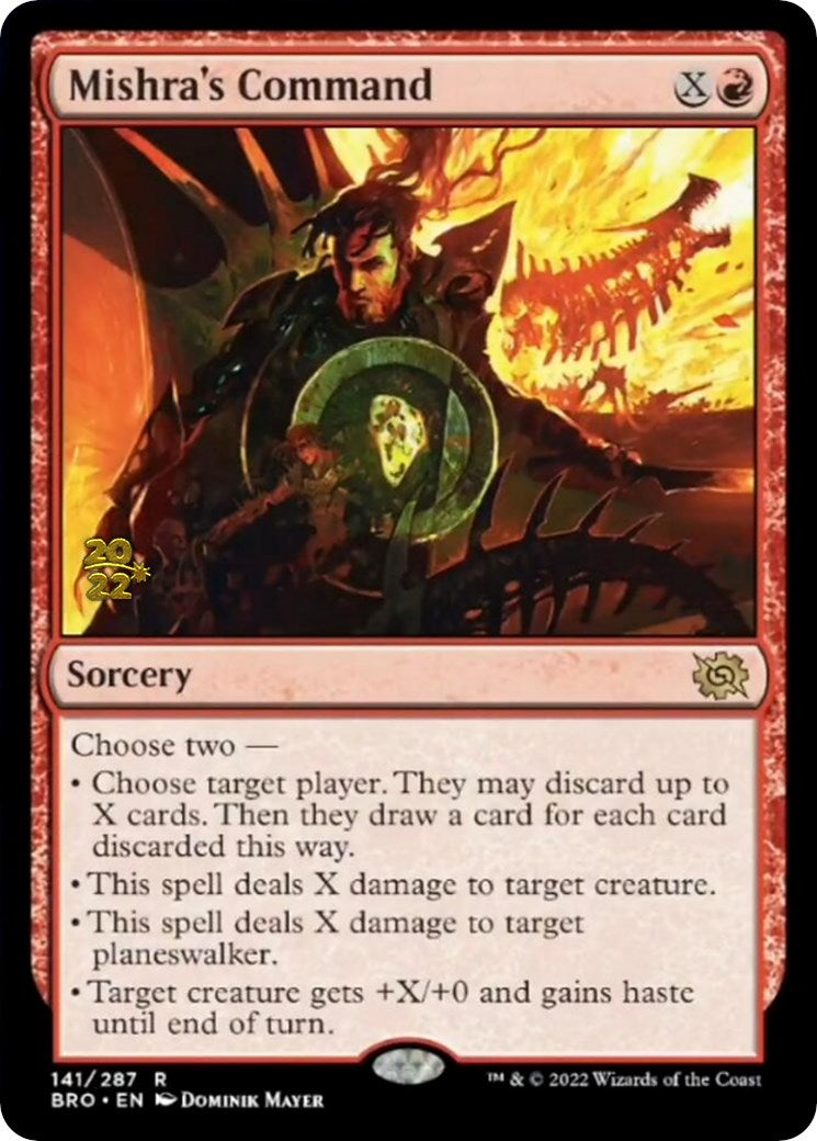 Mishra's Command [The Brothers' War Prerelease Promos] | Shuffle n Cut Hobbies & Games