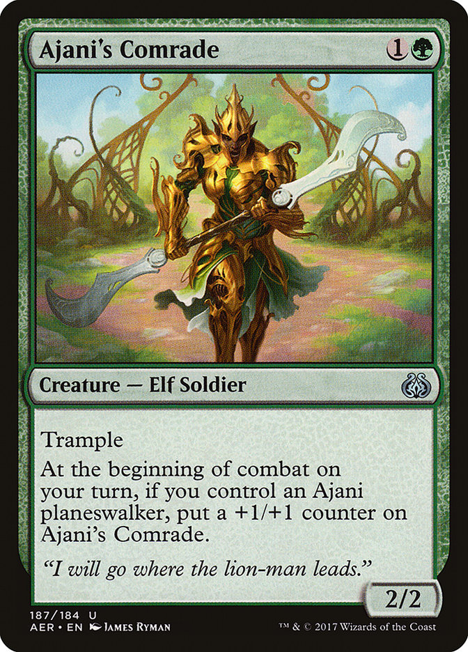 Ajani's Comrade [Aether Revolt] | Shuffle n Cut Hobbies & Games