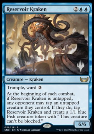 Reservoir Kraken (Promo Pack) [Streets of New Capenna Promos] | Shuffle n Cut Hobbies & Games