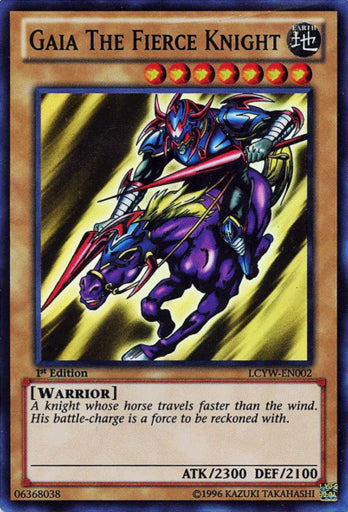 Gaia The Fierce Knight [LCYW-EN002] Super Rare | Shuffle n Cut Hobbies & Games
