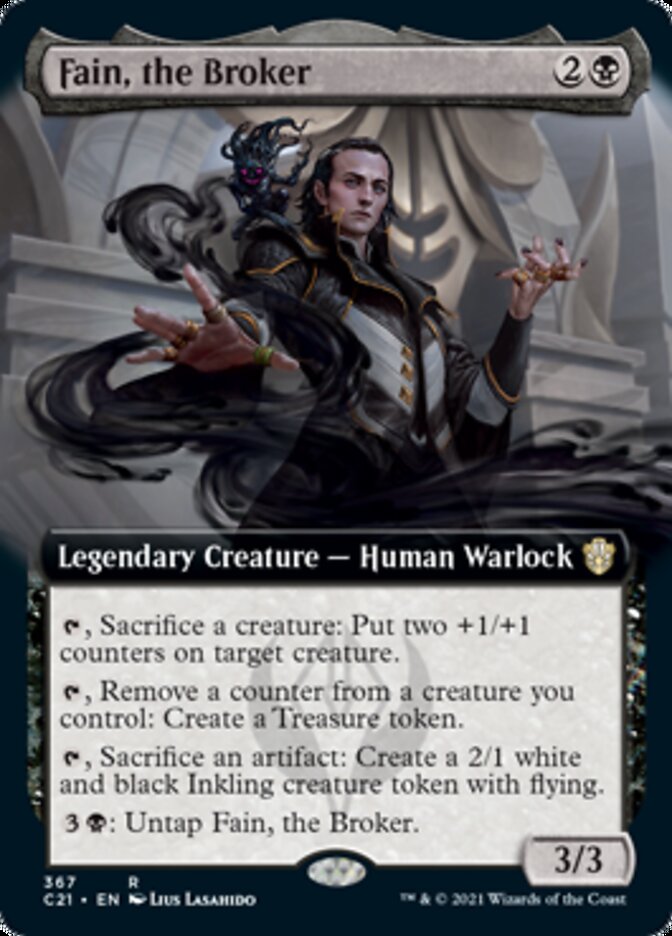 Fain, the Broker (Extended Art) [Commander 2021] | Shuffle n Cut Hobbies & Games