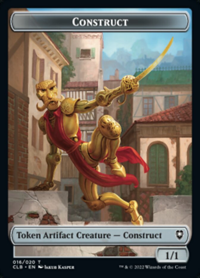 Construct Token [Commander Legends: Battle for Baldur's Gate Tokens] | Shuffle n Cut Hobbies & Games