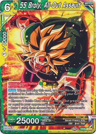 SS Broly, All-Out Assault [EX08-06] | Shuffle n Cut Hobbies & Games