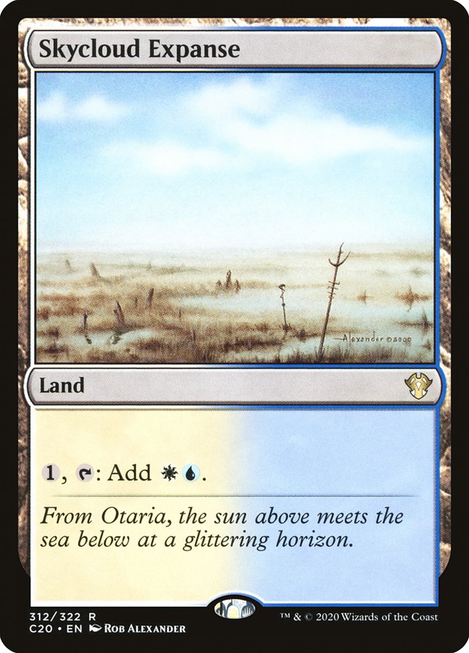 Skycloud Expanse [Commander 2020] | Shuffle n Cut Hobbies & Games