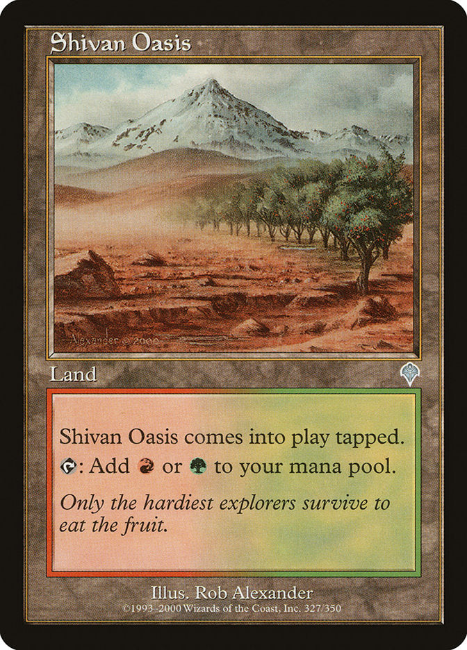 Shivan Oasis [Invasion] | Shuffle n Cut Hobbies & Games