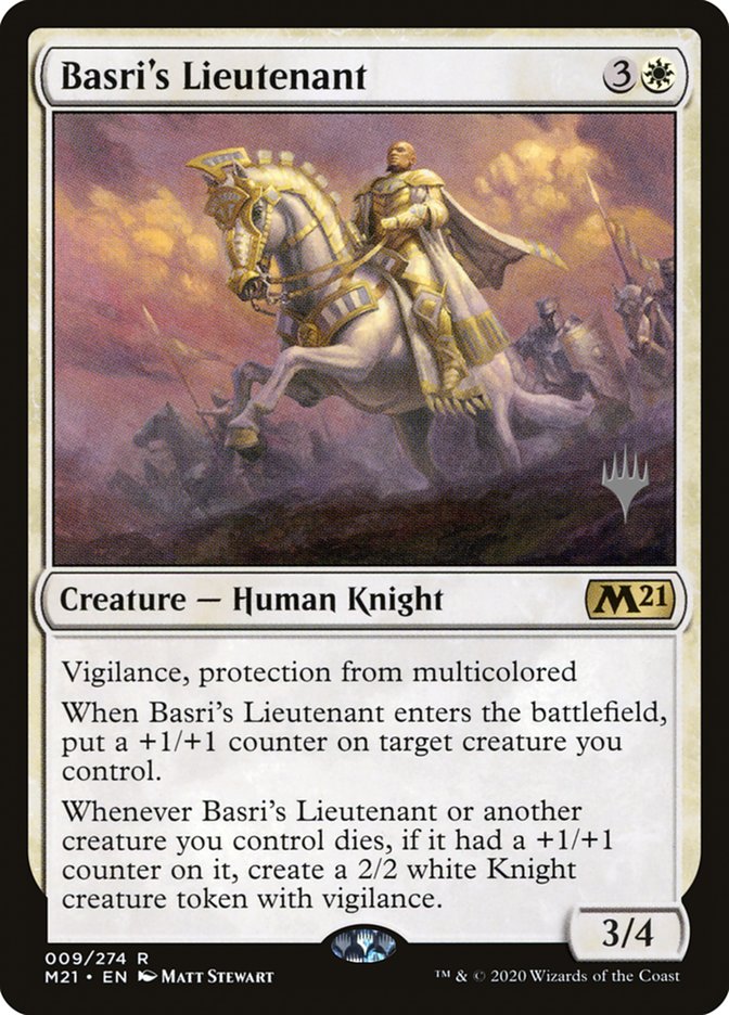 Basri's Lieutenant (Promo Pack) [Core Set 2021 Promos] | Shuffle n Cut Hobbies & Games