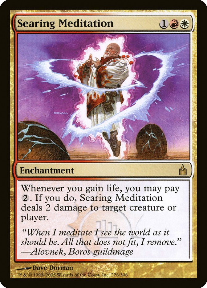 Searing Meditation [Ravnica: City of Guilds] | Shuffle n Cut Hobbies & Games