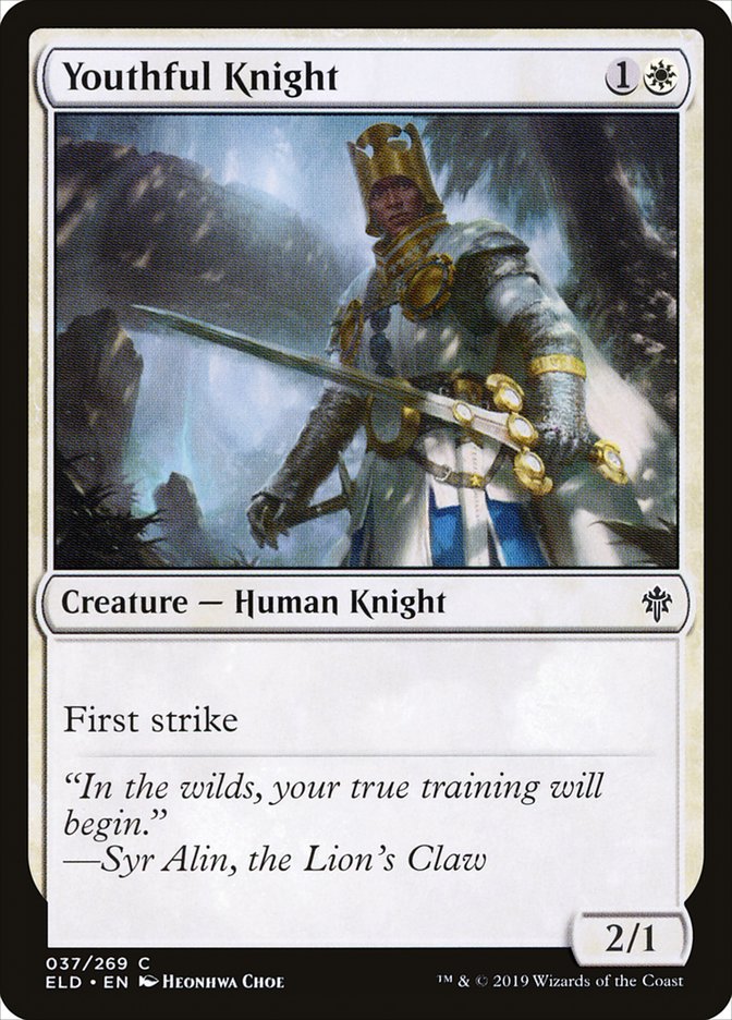 Youthful Knight [Throne of Eldraine] | Shuffle n Cut Hobbies & Games