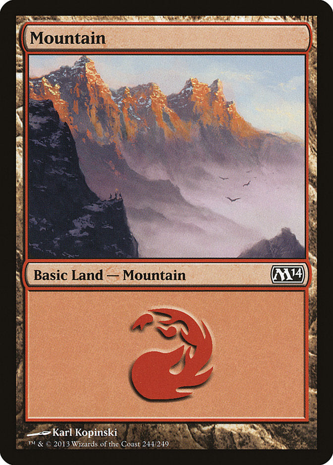 Mountain (244) [Magic 2014] | Shuffle n Cut Hobbies & Games