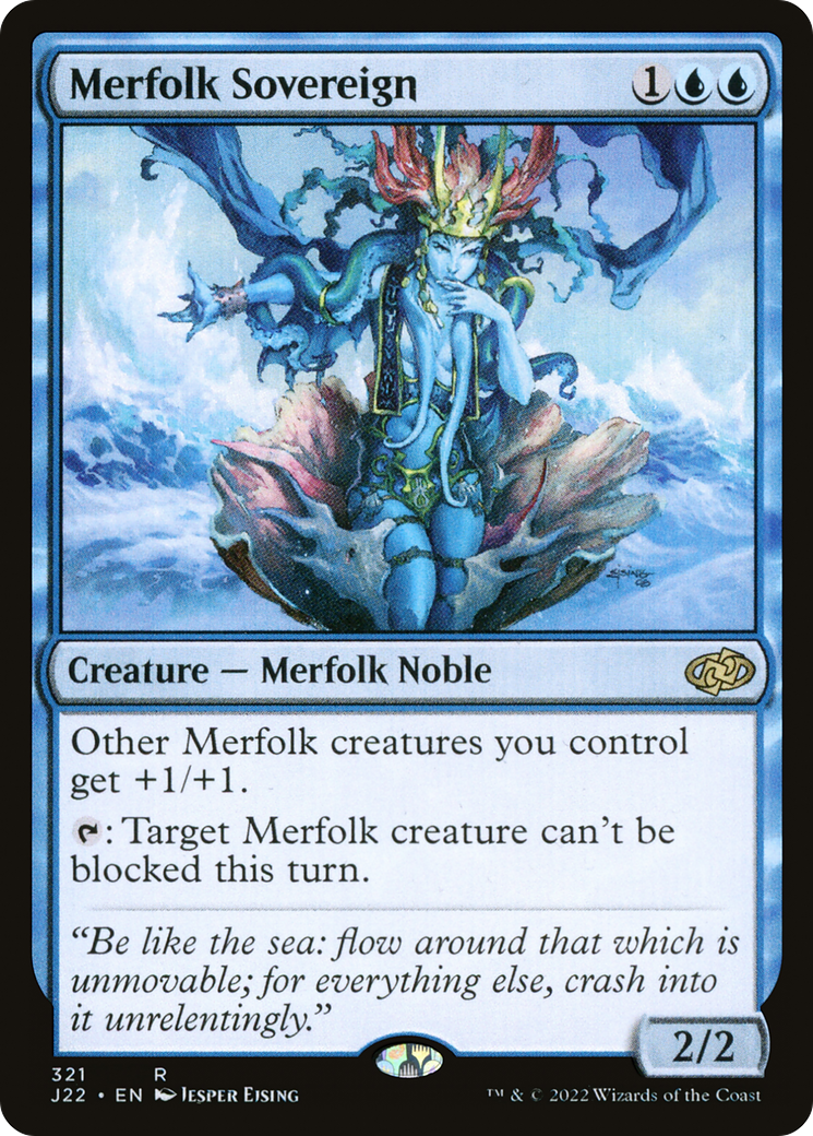 Merfolk Sovereign [Jumpstart 2022] | Shuffle n Cut Hobbies & Games