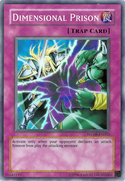 Dimensional Prison [WC08-EN003] Super Rare | Shuffle n Cut Hobbies & Games