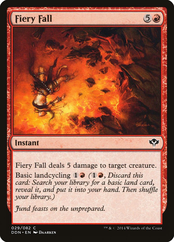 Fiery Fall [Duel Decks: Speed vs. Cunning] | Shuffle n Cut Hobbies & Games