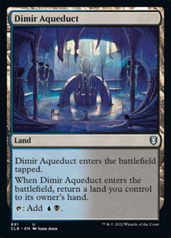 Dimir Aqueduct [Commander Legends: Battle for Baldur's Gate] | Shuffle n Cut Hobbies & Games