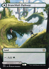 Branchloft Pathway // Boulderloft Pathway (Borderless Alternate Art) [Zendikar Rising] | Shuffle n Cut Hobbies & Games