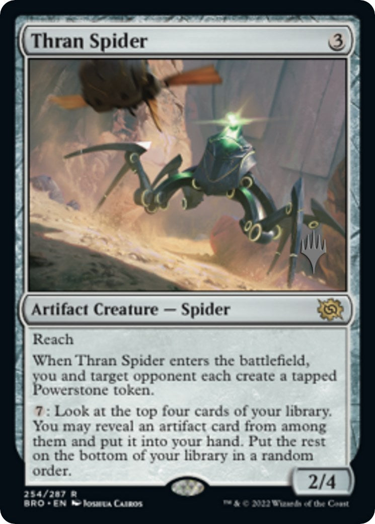 Thran Spider (Promo Pack) [The Brothers' War Promos] | Shuffle n Cut Hobbies & Games