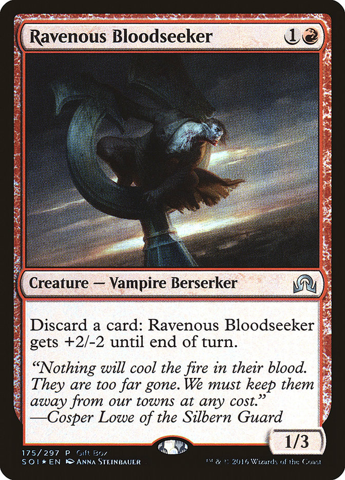 Ravenous Bloodseeker (Gift Box) [Shadows over Innistrad Promos] | Shuffle n Cut Hobbies & Games