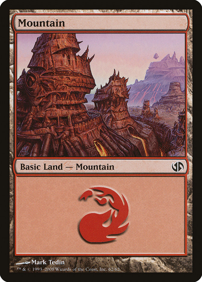 Mountain (62) [Duel Decks: Jace vs. Chandra] | Shuffle n Cut Hobbies & Games