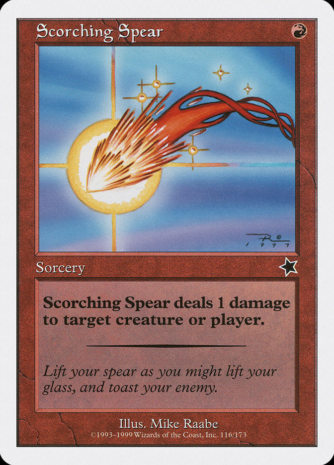 Scorching Spear [Starter 1999] | Shuffle n Cut Hobbies & Games