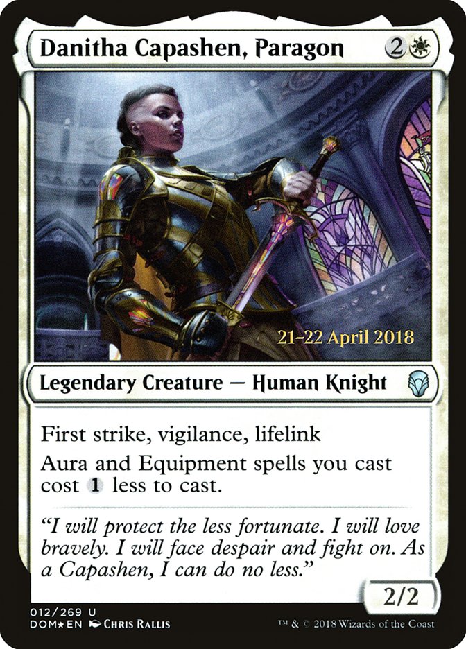Danitha Capashen, Paragon [Dominaria Prerelease Promos] | Shuffle n Cut Hobbies & Games