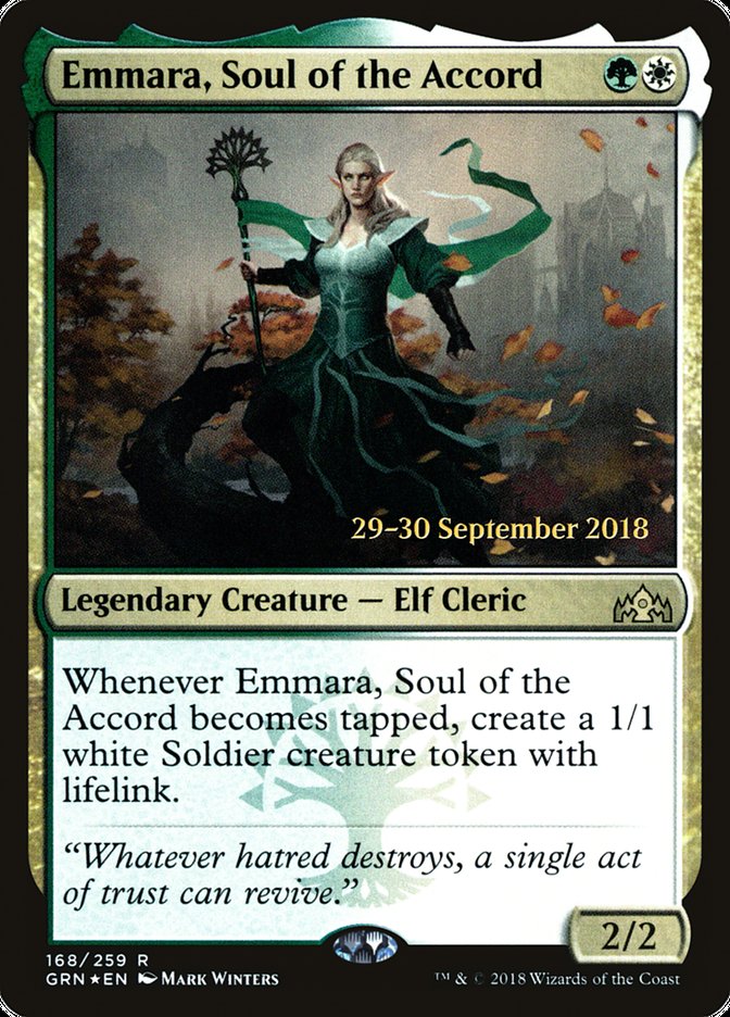 Emmara, Soul of the Accord [Guilds of Ravnica Prerelease Promos] | Shuffle n Cut Hobbies & Games