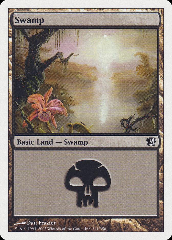 Swamp (341) [Ninth Edition] | Shuffle n Cut Hobbies & Games