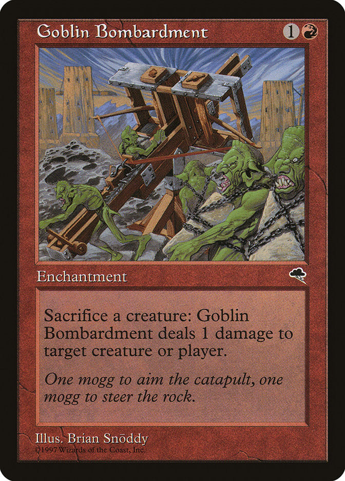 Goblin Bombardment [Tempest] | Shuffle n Cut Hobbies & Games