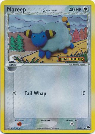 Mareep (54/101) (Delta Species) (Stamped) [EX: Dragon Frontiers] | Shuffle n Cut Hobbies & Games