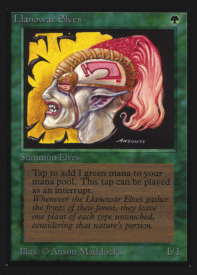 Llanowar Elves [International Collectors' Edition] | Shuffle n Cut Hobbies & Games
