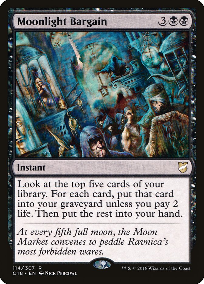 Moonlight Bargain [Commander 2018] | Shuffle n Cut Hobbies & Games