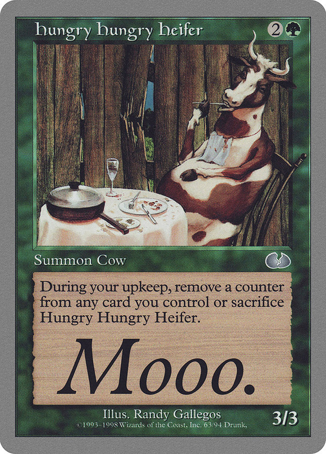 Hungry Hungry Heifer [Unglued] | Shuffle n Cut Hobbies & Games