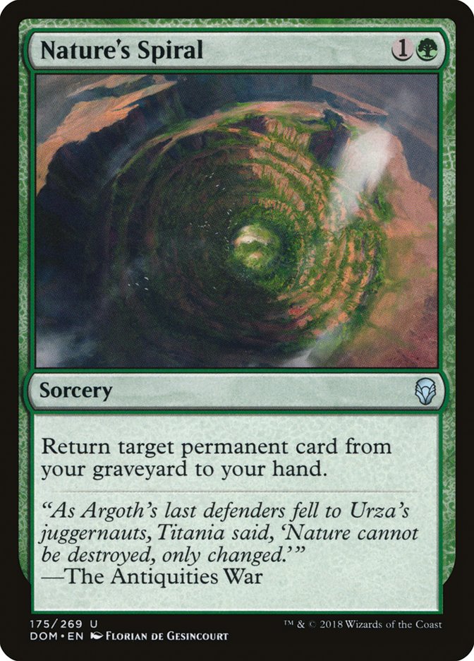 Nature's Spiral [Dominaria] | Shuffle n Cut Hobbies & Games
