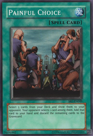 Painful Choice [SRL-EN049] Super Rare | Shuffle n Cut Hobbies & Games