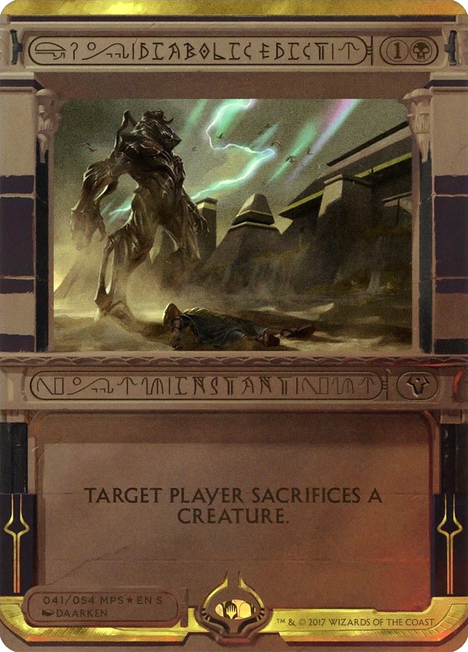 Diabolic Edict (Invocation) [Amonkhet Invocations] | Shuffle n Cut Hobbies & Games