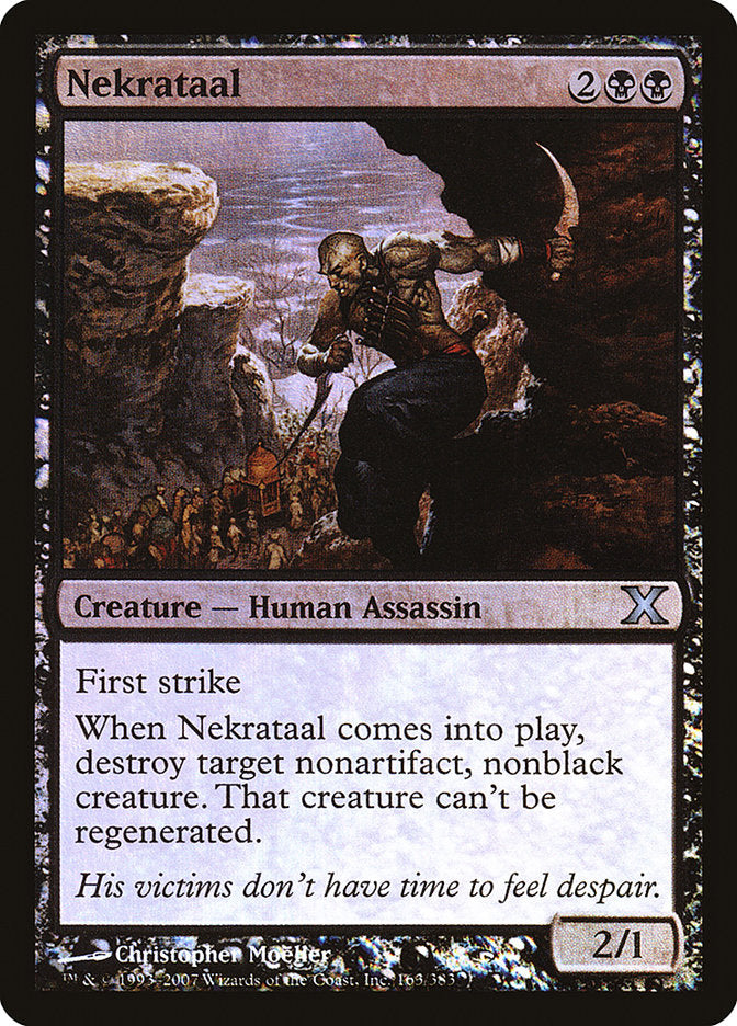 Nekrataal (Premium Foil) [Tenth Edition] | Shuffle n Cut Hobbies & Games