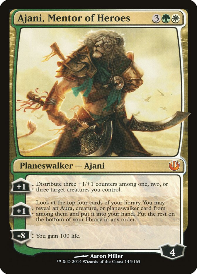 Ajani, Mentor of Heroes [Journey into Nyx] | Shuffle n Cut Hobbies & Games