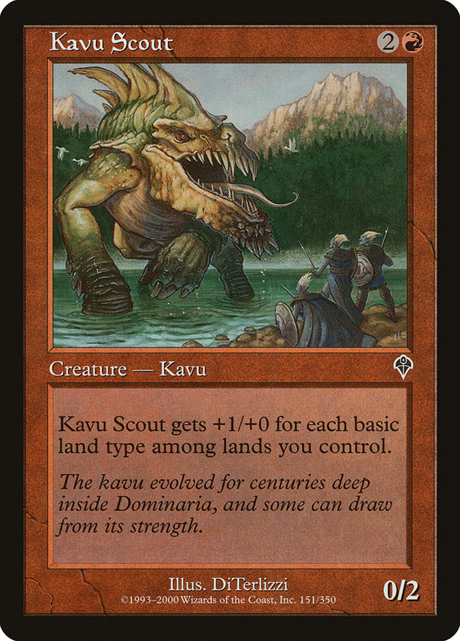 Kavu Scout [Invasion] | Shuffle n Cut Hobbies & Games